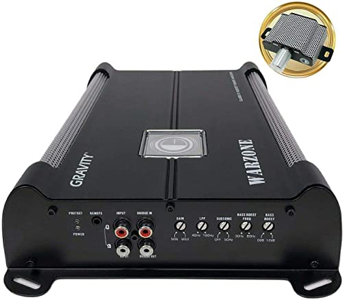 Gravity Audio WZ2000.1D Class D Car Audio Amplifier – 1000 Watts True RMS @ 1 Ohm Max Power at 2000W, 1/2/4 Ohm Stable, Digital, Monoblock, Mosfet Power Supply, Great for Subwoofers Gravity Audio WZ2000.1D Class D Car Audio Amplifier – 1000 Watts True RMS @ 1 Ohm Max Power at 2000W, 1/2/4 Ohm Stable, Digital, Monoblock, Mosfet Power Supply, Great for Subwoofers